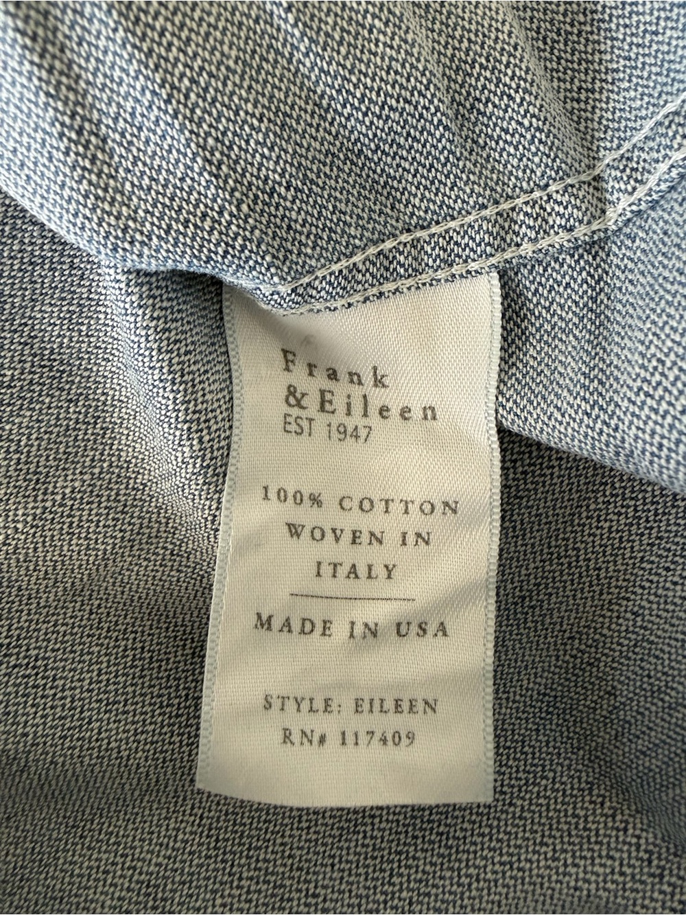 Frank & Eileen - Eileen in Distressed Vintage Wash size S - Picture 11 of 12